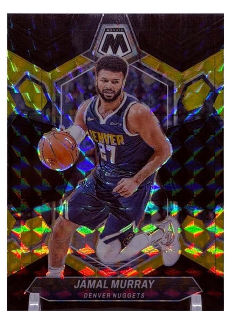 2023-24 Panini Mosaic Base Set Jamal Murray Black Gold Choice #43 card