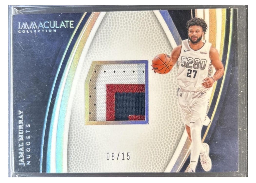 2024-25 Panini Immaculate Collection Immaculate Veteran Memorabilia International Set Jamal Murray #6 card