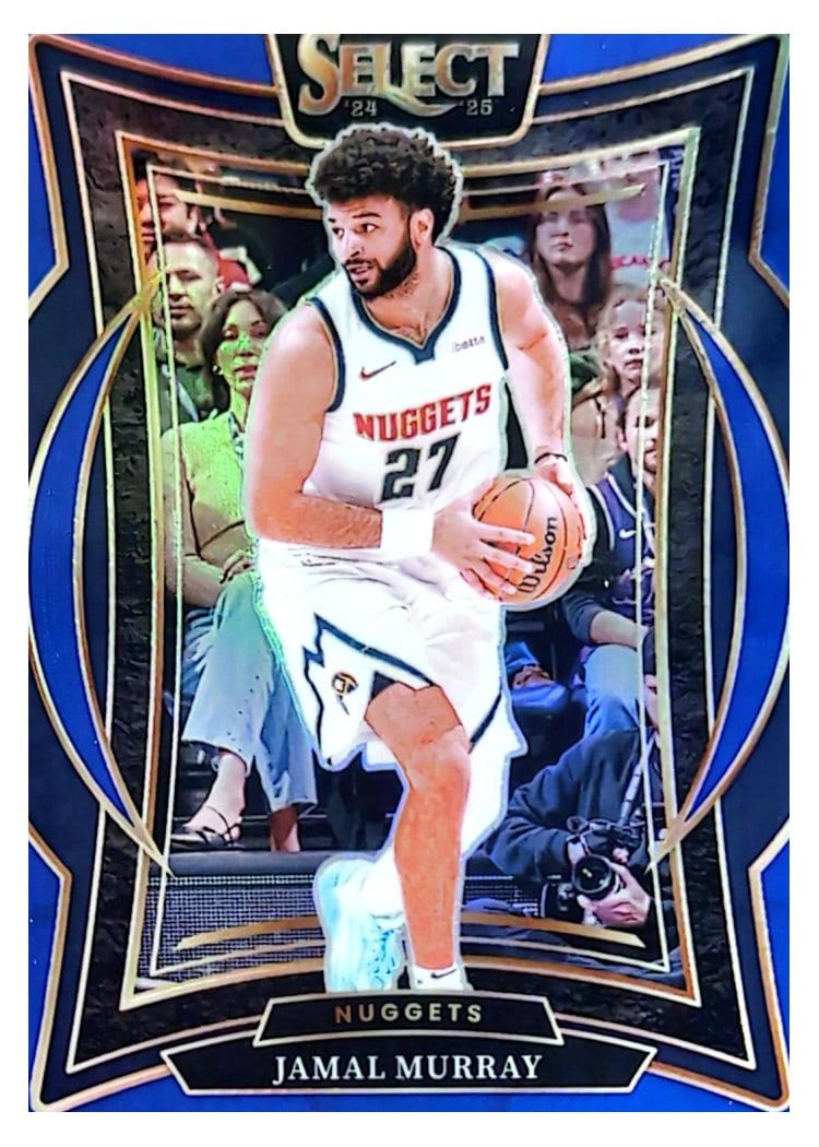 2024-25 Panini Select Base Set Jamal Murray Blue Prizm #52 card