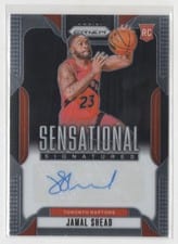 2024-25 Panini Prizm Sensational Signatures Jamal Shead #SS-JSR card