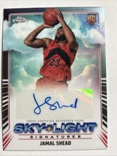 2024-25 Topps Chrome Sky-Light Signatures Jamal Shead #SLS-JSH card