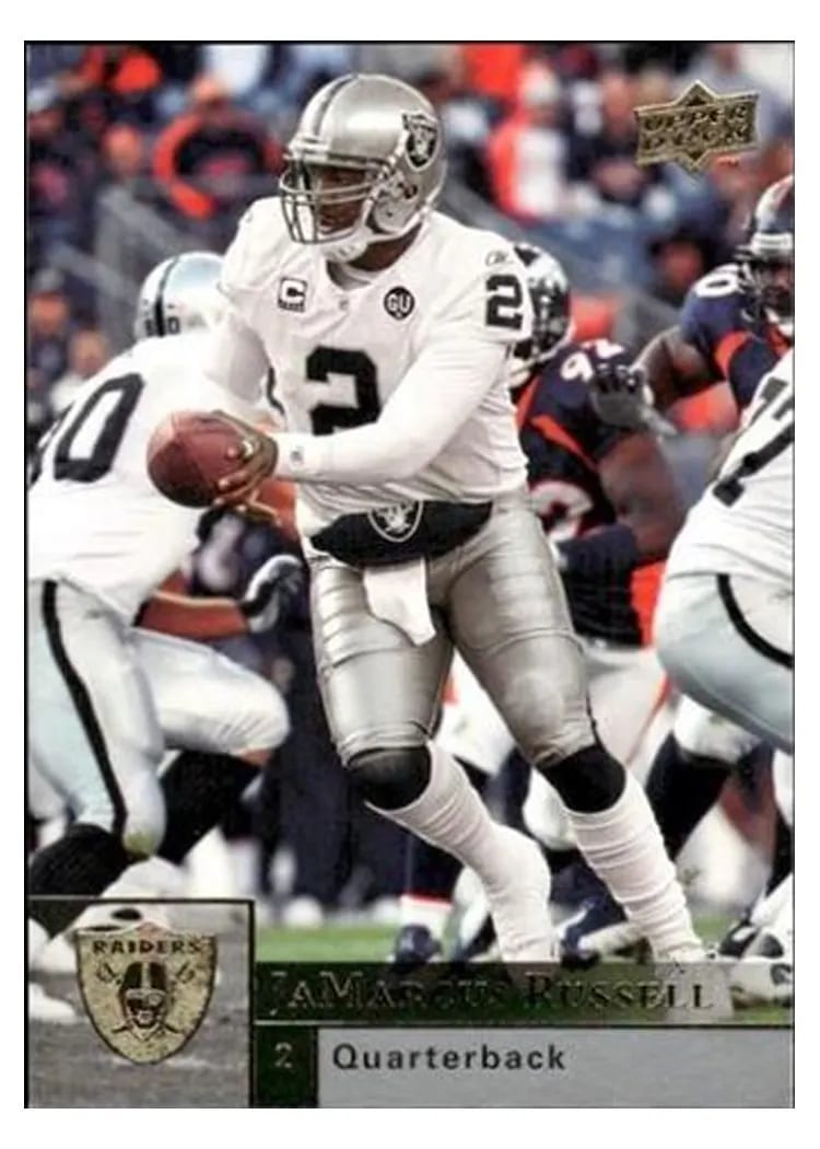 2009 Upper Deck JaMarcus Russell #141 card