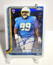 2025 Topps Chrome Retail Rookie Autographs Jamaree Caldwell #RRA-JCA card