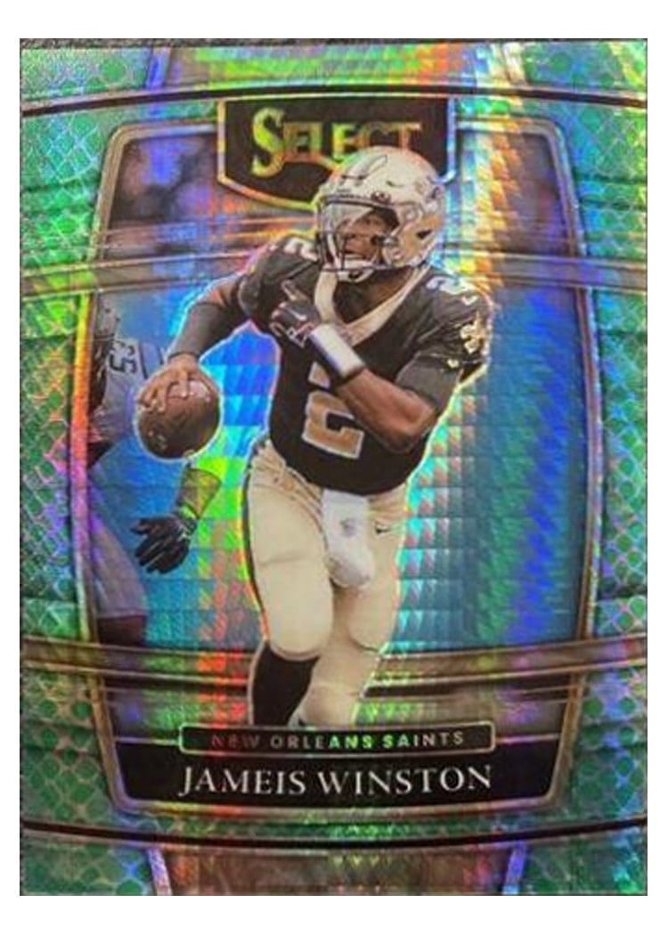 2021 Panini Select Base Set Jameis Winston Dragon Scale #25 card