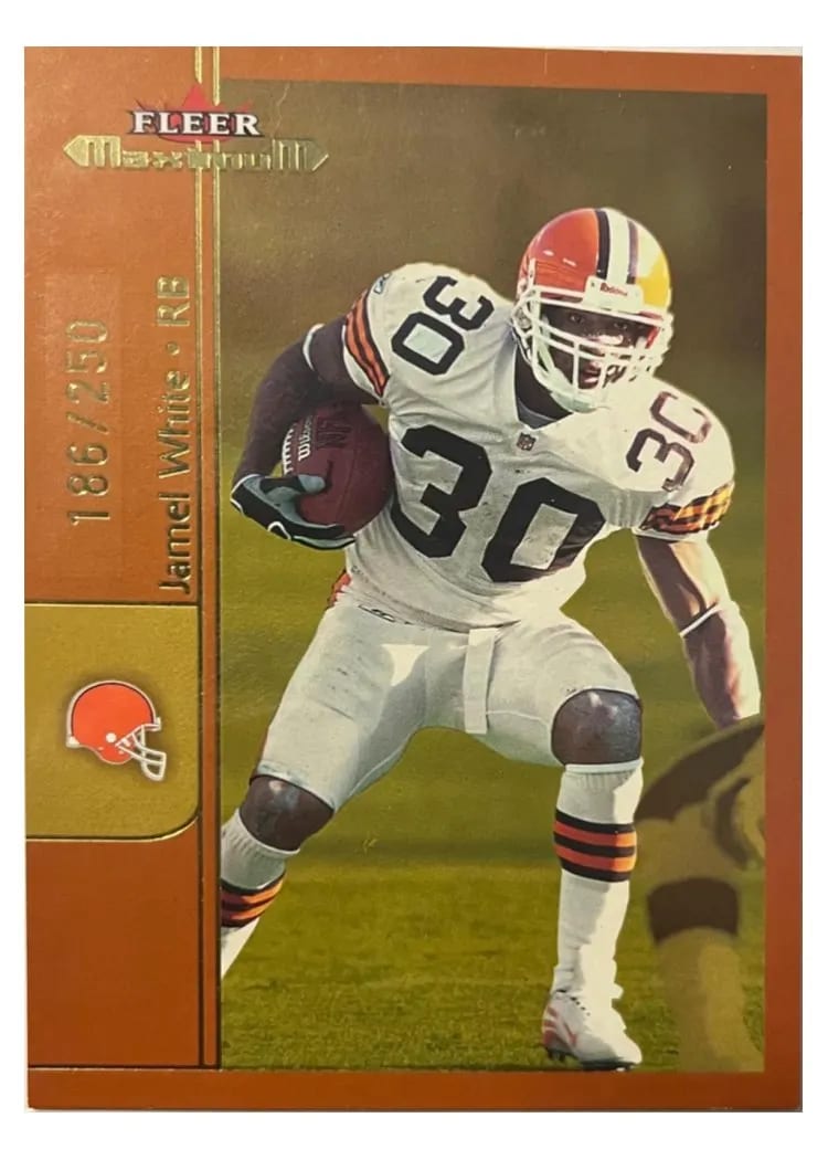 2002 Fleer Maximum Jamel White #67 card