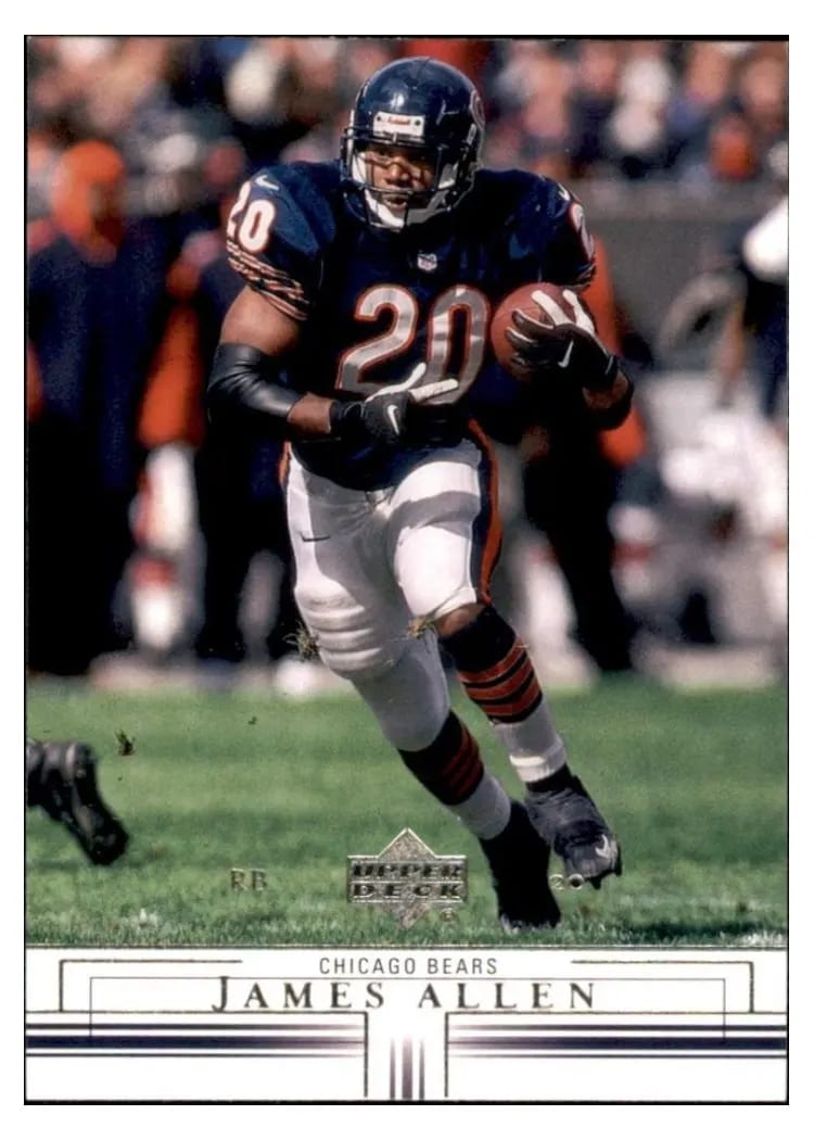 2001 Upper Deck James Allen #29 card
