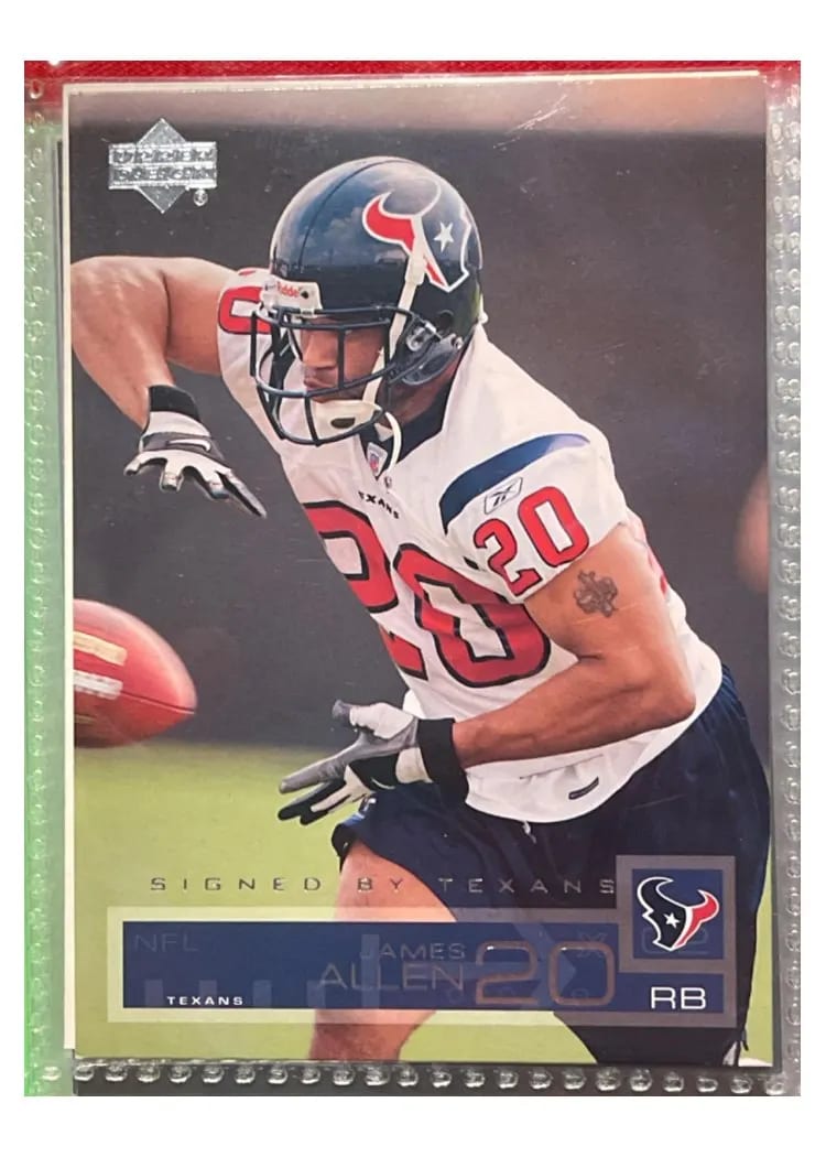 2002 Upper Deck James Allen #69 card