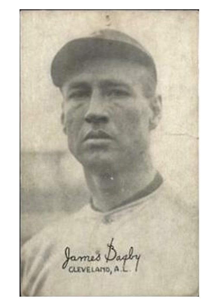 1922 Exhibits James Bagby card