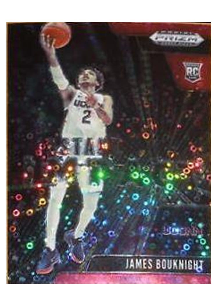 2021-22 Panini Prizm Base Set James Bouknight Fast Break Pink Prizm #311 card