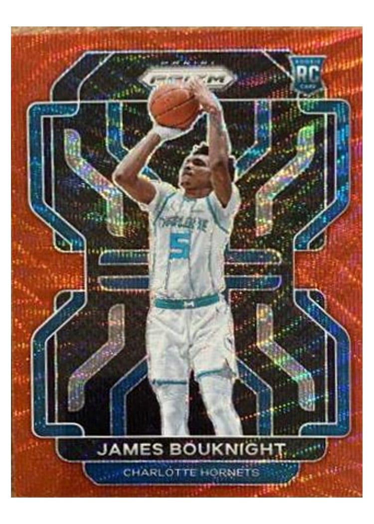 2021-22 Panini Prizm Base Set James Bouknight Ruby Wave #311 card