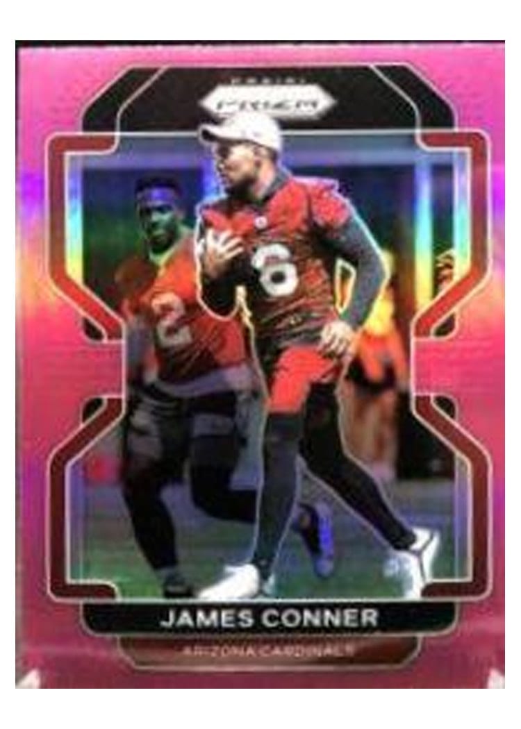 2021 Panini Prizm Base Set James Conner Pink Prizm #78 card