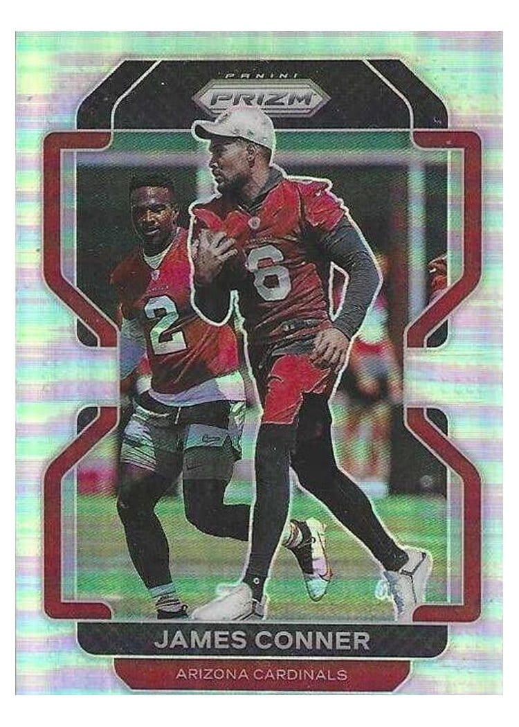 2021 Panini Prizm Base Set James Conner Silver Prizm #78 card