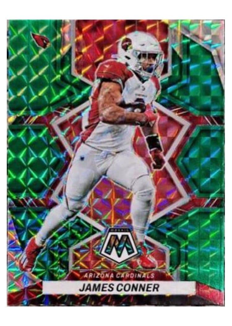2022 Panini Mosaic Base Set James Conner Green #201 card