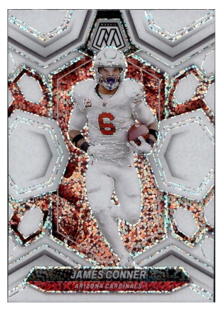 2024 Panini Mosaic Base Set James Conner White Sparkle #2 card
