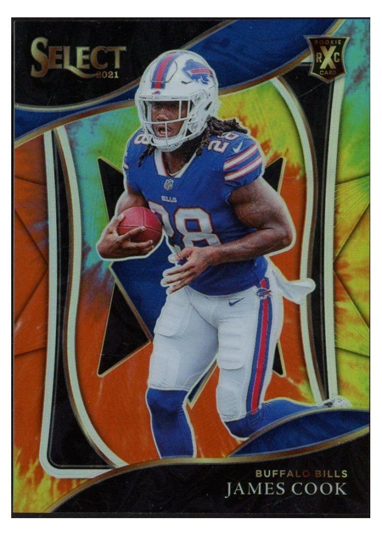 2021 Panini Select Base Set James Cook #408 card
