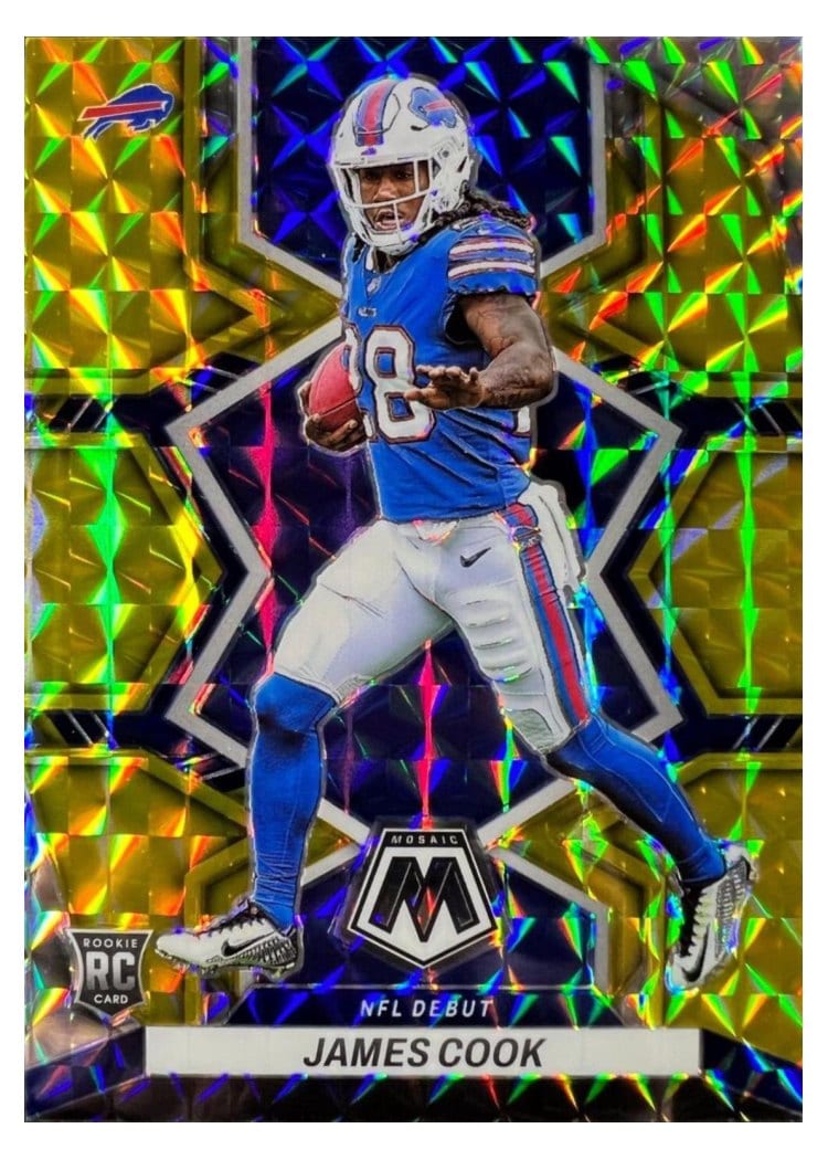 2022 Panini Mosaic Base Set James Cook #285 card