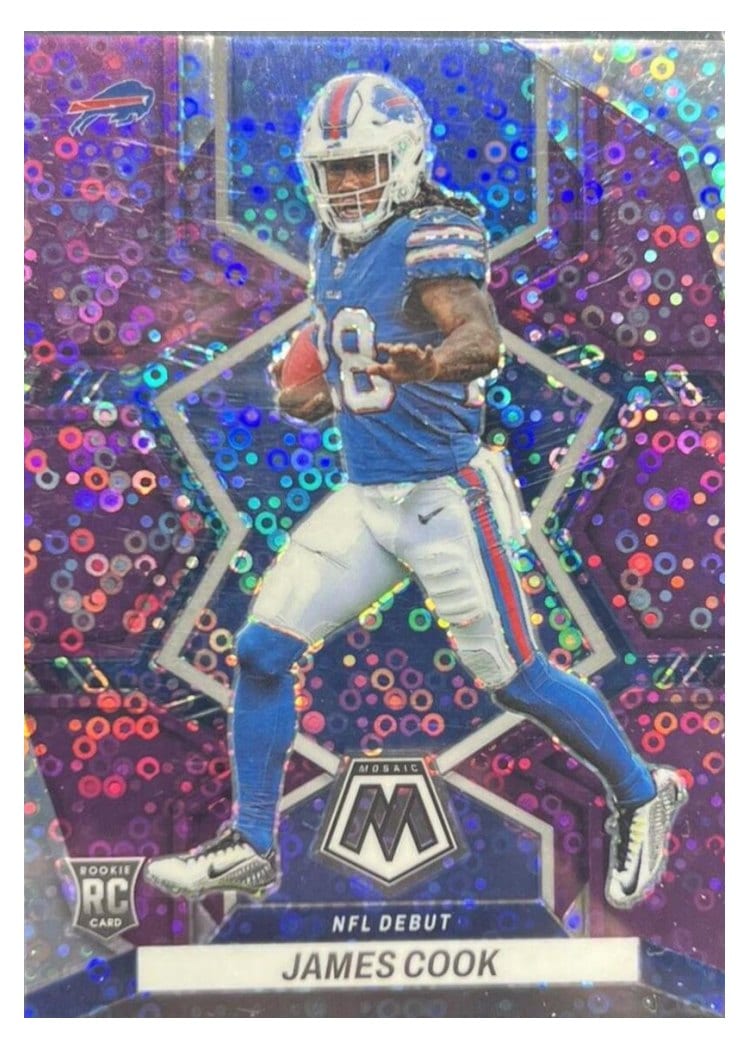 2022 Panini Mosaic Base Set James Cook #285 card