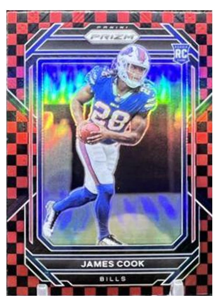 2022 Panini Prizm Base Set James Cook #319 card