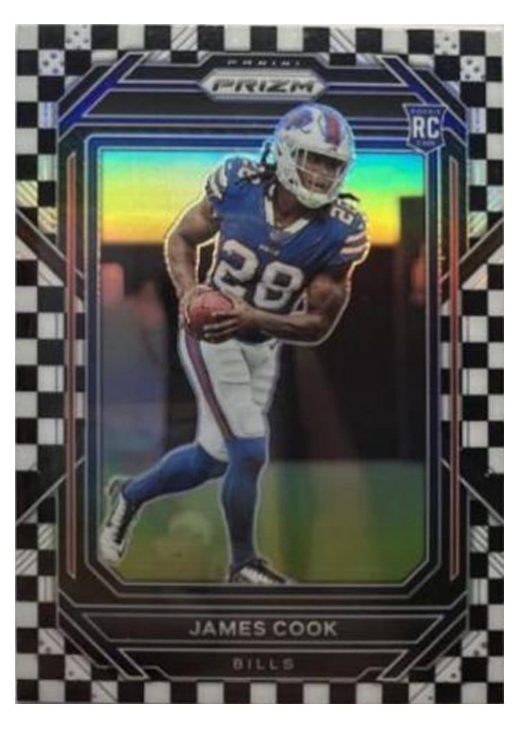 2022 Panini Prizm Base Set James Cook #319 card