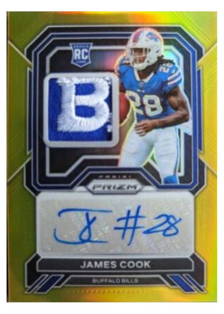 2022 Panini Prizm Base Set James Cook #319 card