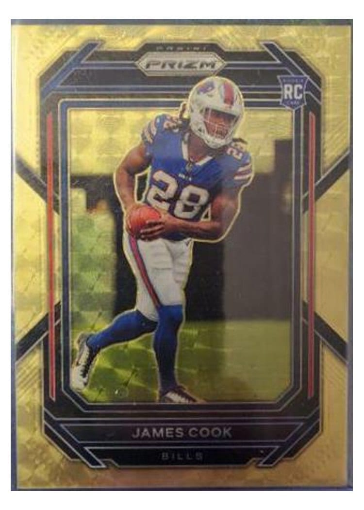 2022 Panini Prizm Base Set James Cook #319 card