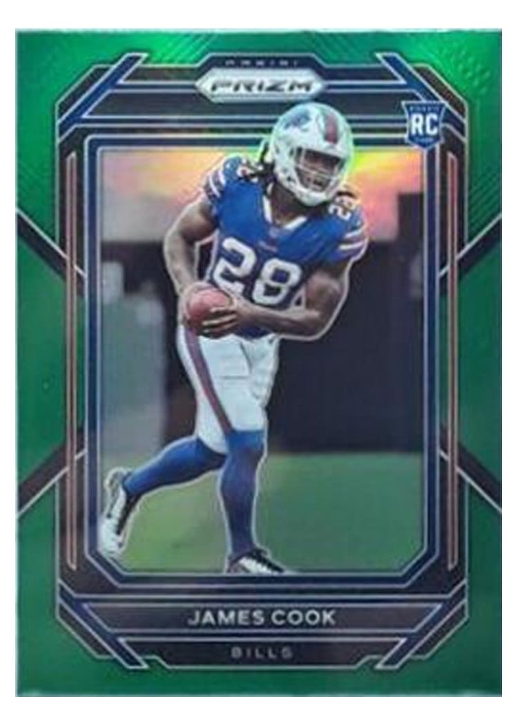 2022 Panini Prizm Base Set James Cook #319 card