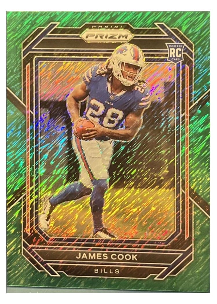 2022 Panini Prizm Base Set James Cook #319 card