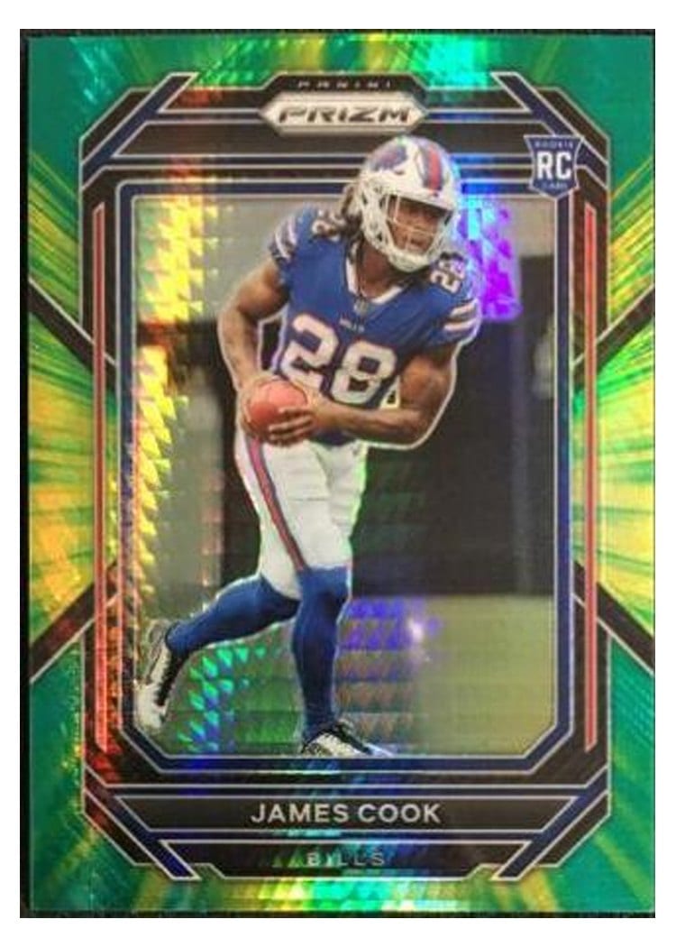 2022 Panini Prizm Base Set James Cook #319 card