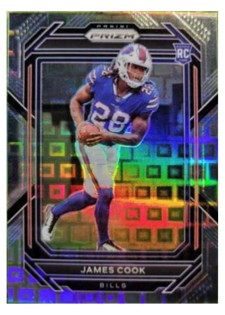2022 Panini Prizm Base Set James Cook #319 card
