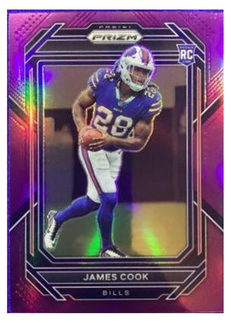 2022 Panini Prizm Base Set James Cook #319 card