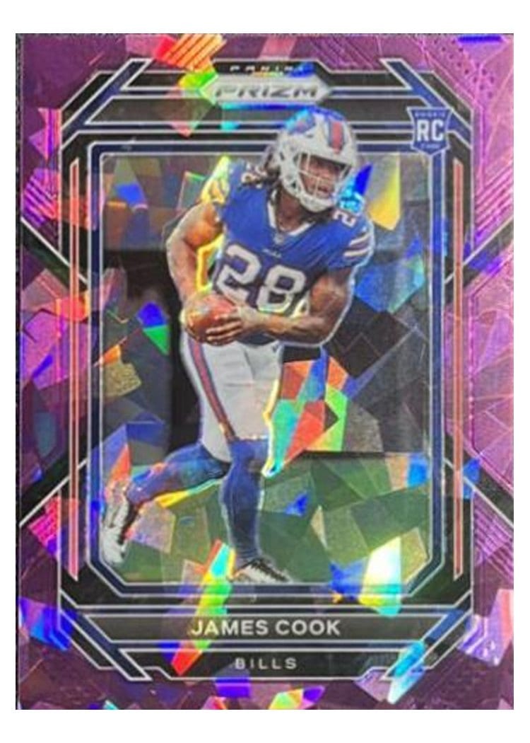 2022 Panini Prizm Base Set James Cook #319 card