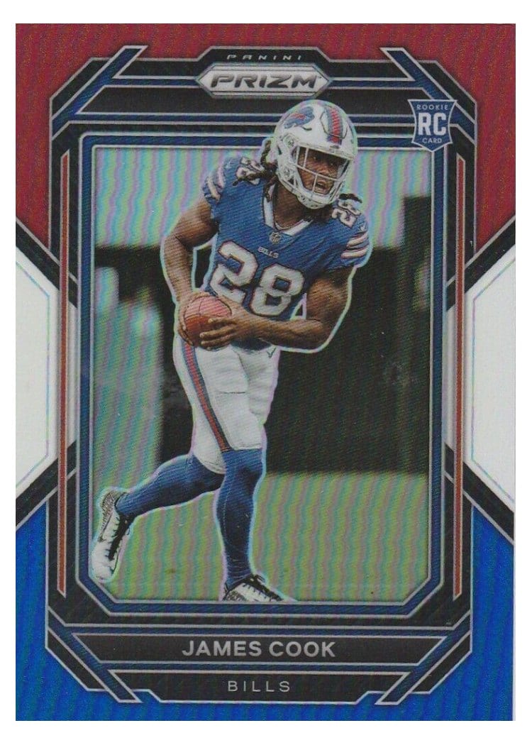 2022 Panini Prizm Base Set James Cook #319 card