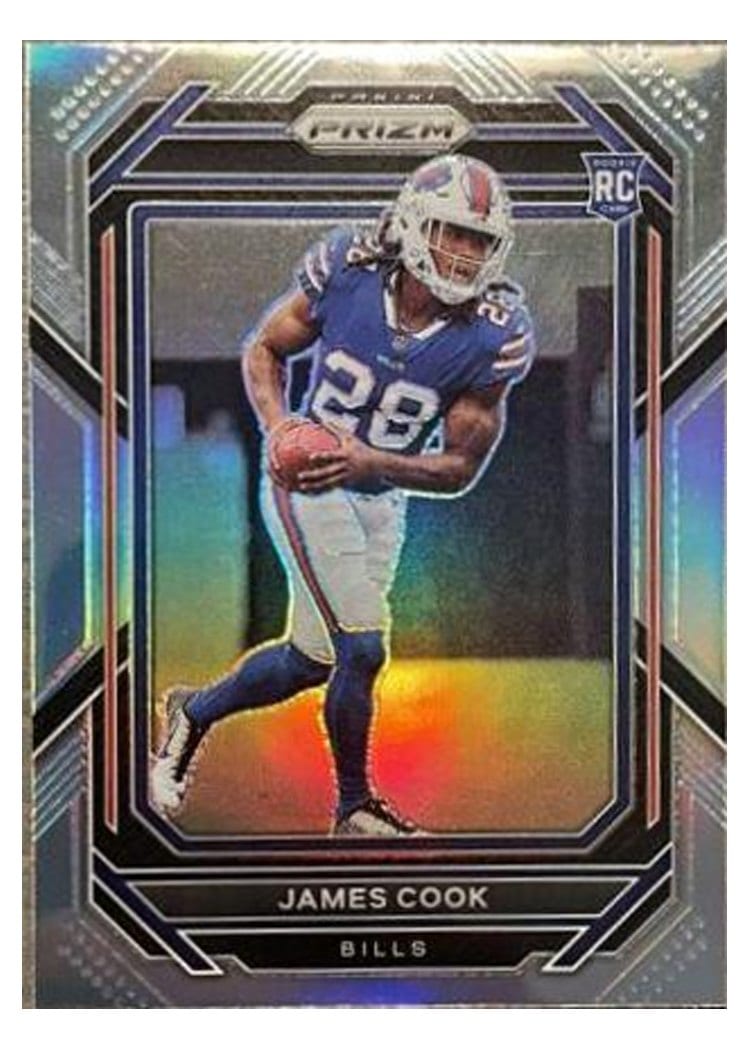 2022 Panini Prizm Base Set James Cook #319 card