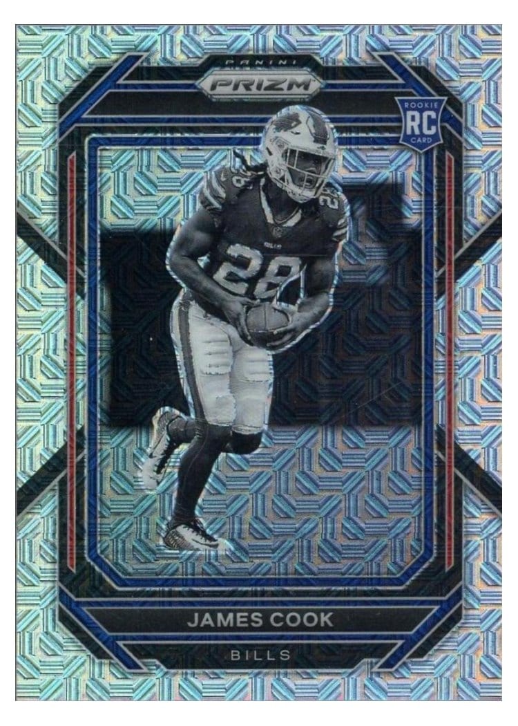 2022 Panini Prizm Base Set James Cook #319 card