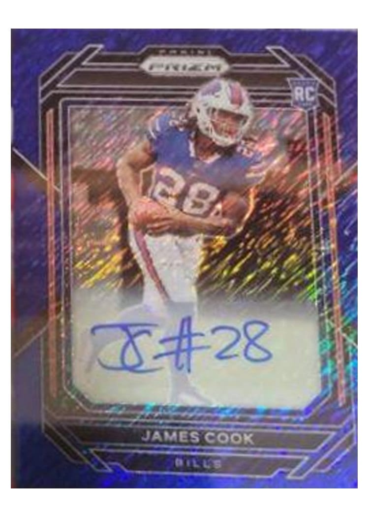 2022 Panini Prizm Base Set James Cook #319 card