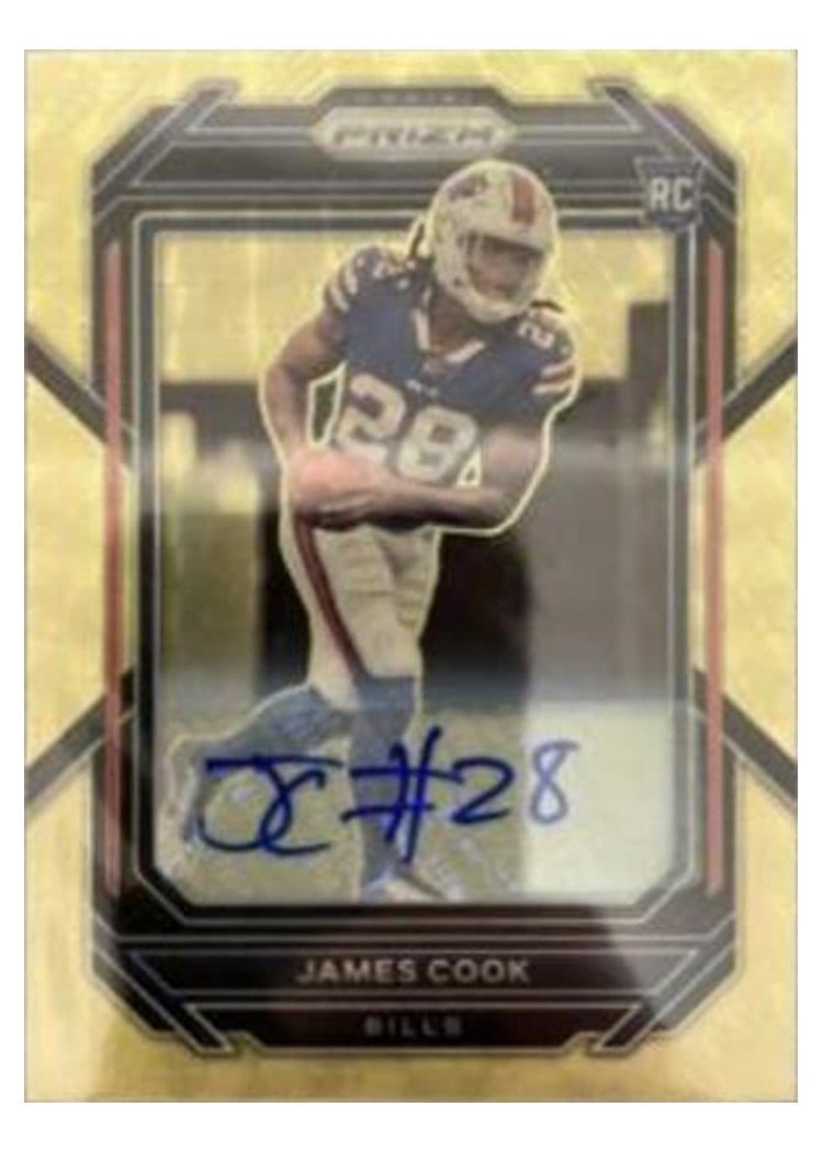 2022 Panini Prizm Base Set James Cook #319 card