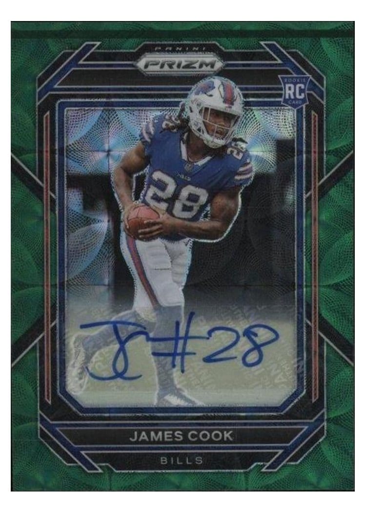 2022 Panini Prizm Base Set James Cook #319 card