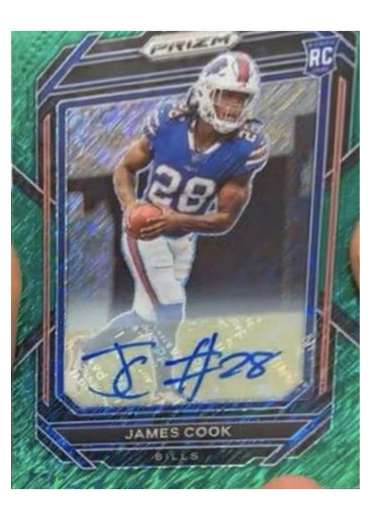 2022 Panini Prizm Base Set James Cook #319 card