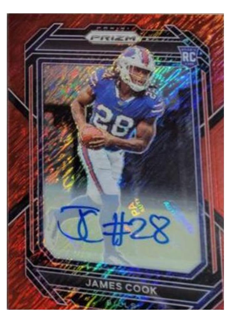 2022 Panini Prizm Base Set James Cook #319 card