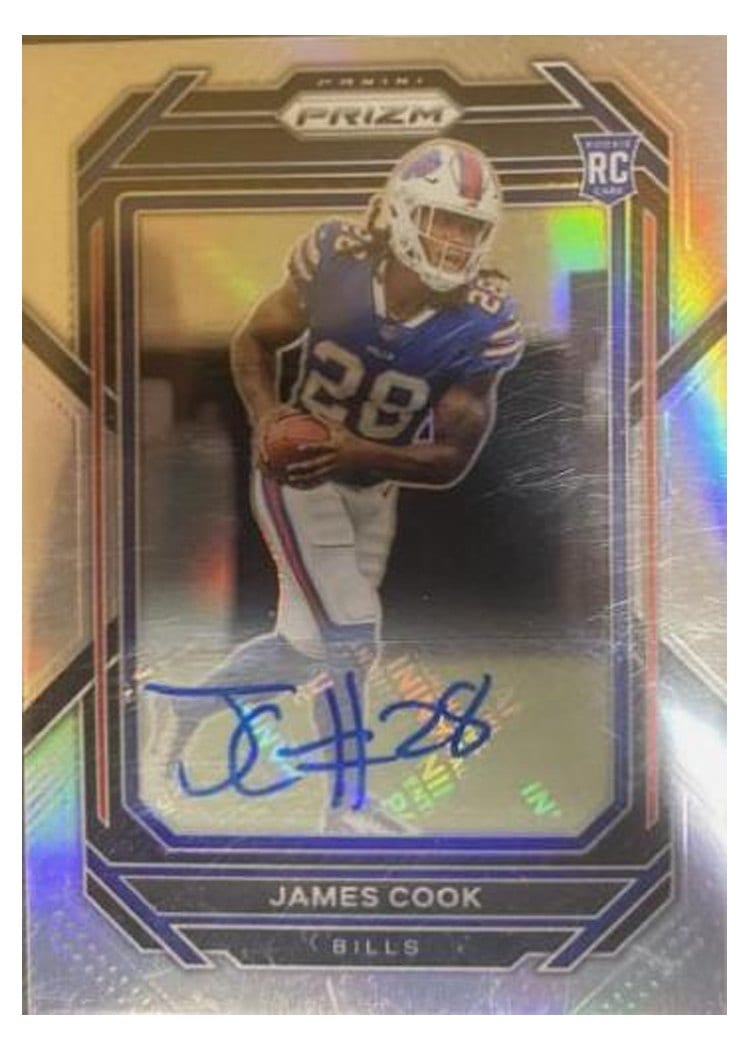 2022 Panini Prizm Base Set James Cook #319 card