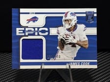 2024 Donruss Elite Epic Materials James Cook #EMA-JCO card