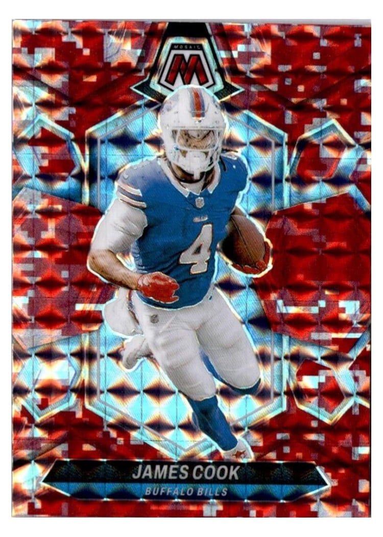2024 Panini Mosaic Base Set James Cook #23 card