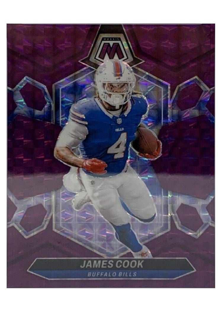 2024 Panini Mosaic Base Set James Cook #23 card