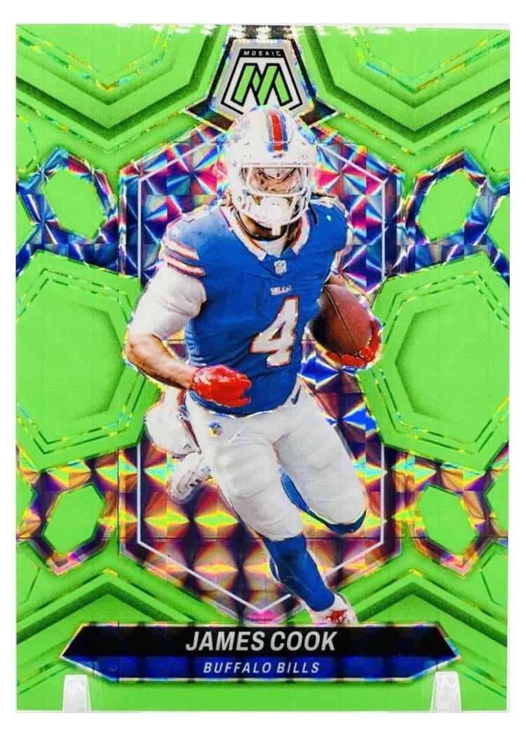 2024 Panini Mosaic Base Set James Cook #23 card