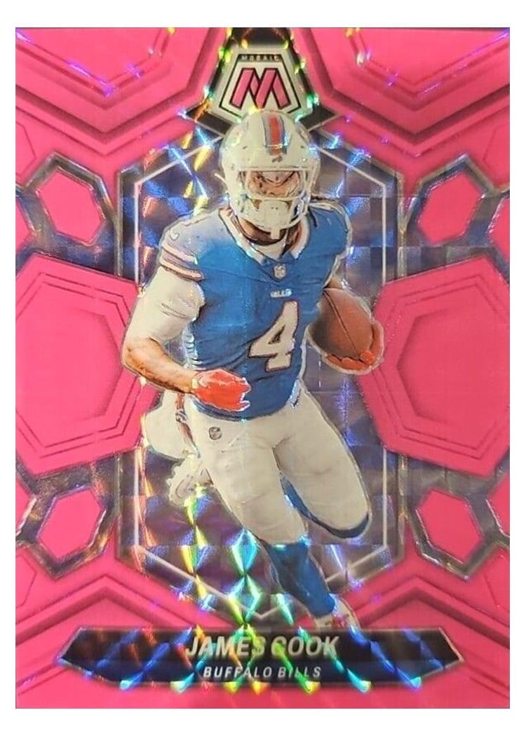 2024 Panini Mosaic Base Set James Cook #23 card