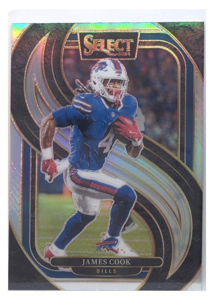 2024 Panini Select Base Set James Cook Silver Prizm #167 card