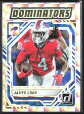 2025 Donruss Dominators James Cook #DOM-JCK card