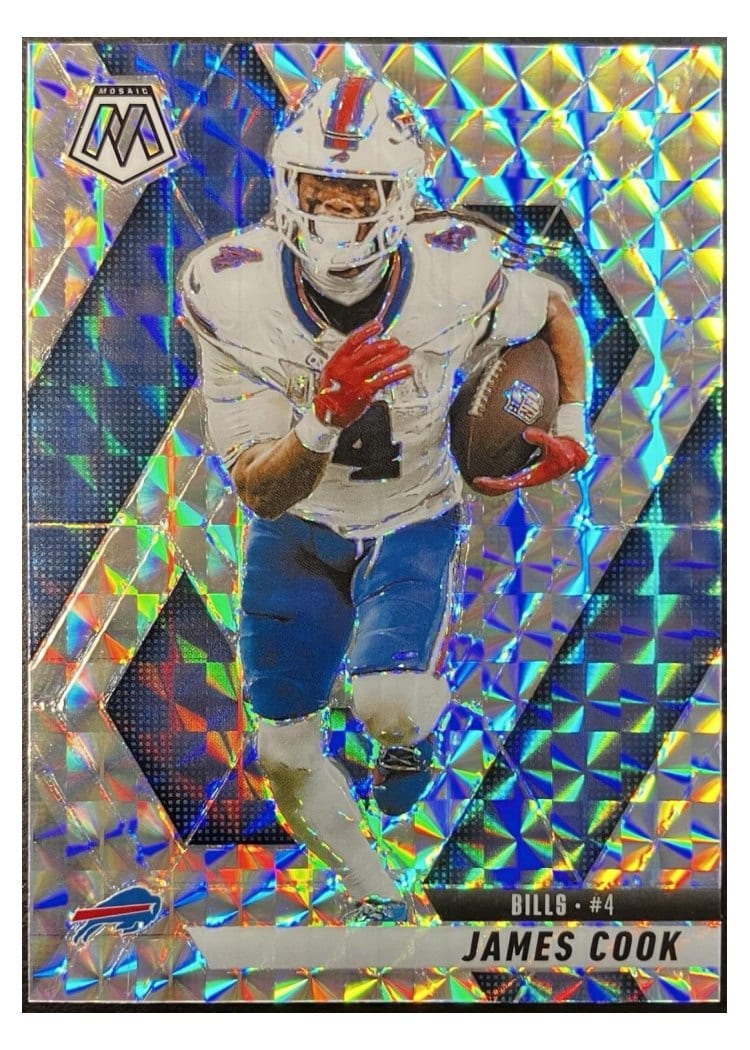 2025 Panini Mosaic Base Set James Cook #201 card