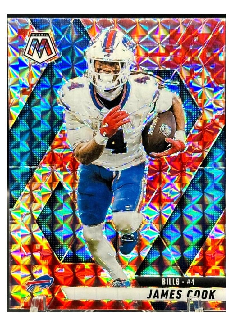 2025 Panini Mosaic Base Set James Cook #201 card