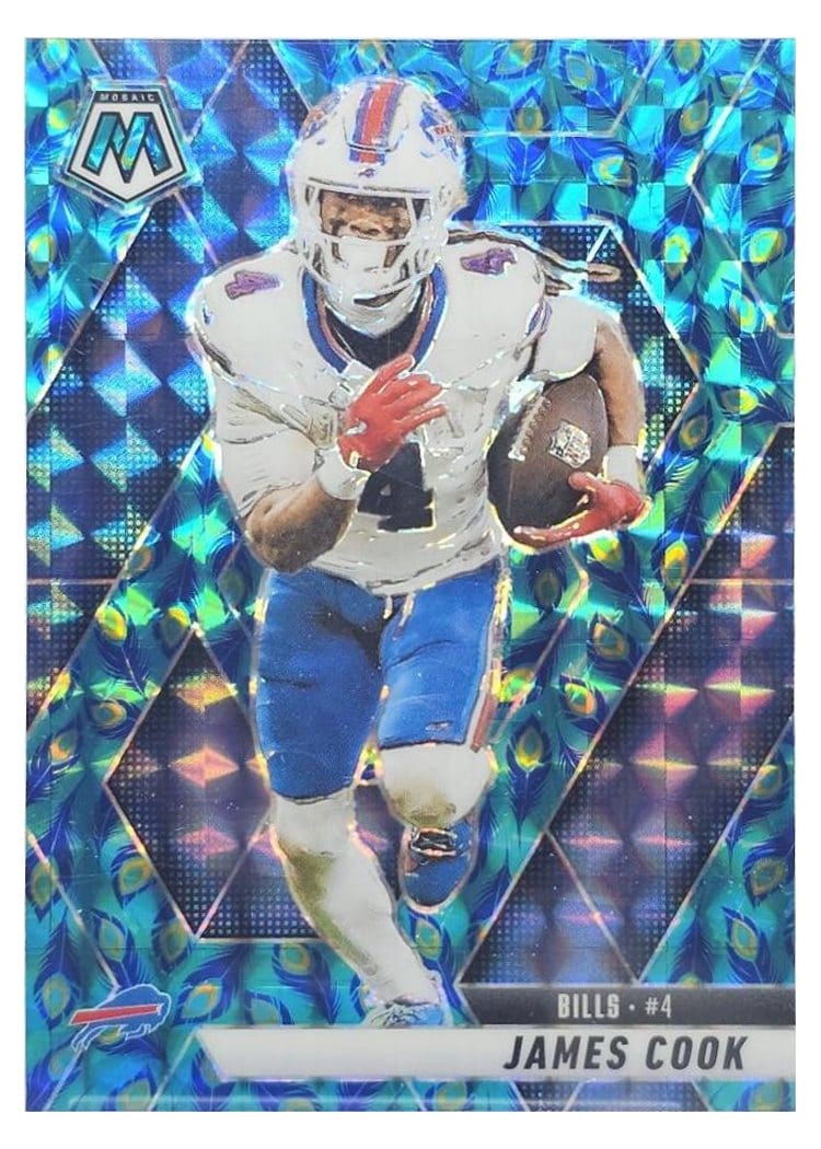 2025 Panini Mosaic Base Set James Cook #201 card